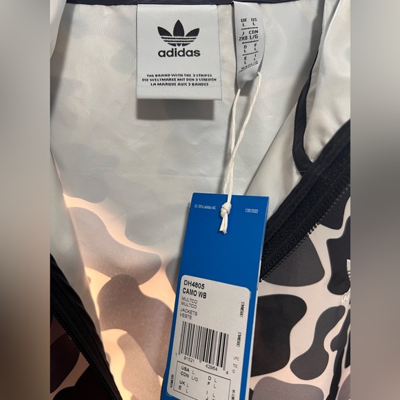 NWT Large Adidas Camo Windbreaker - Picture 4 of 4